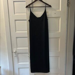 Elegant Black Slip Dress